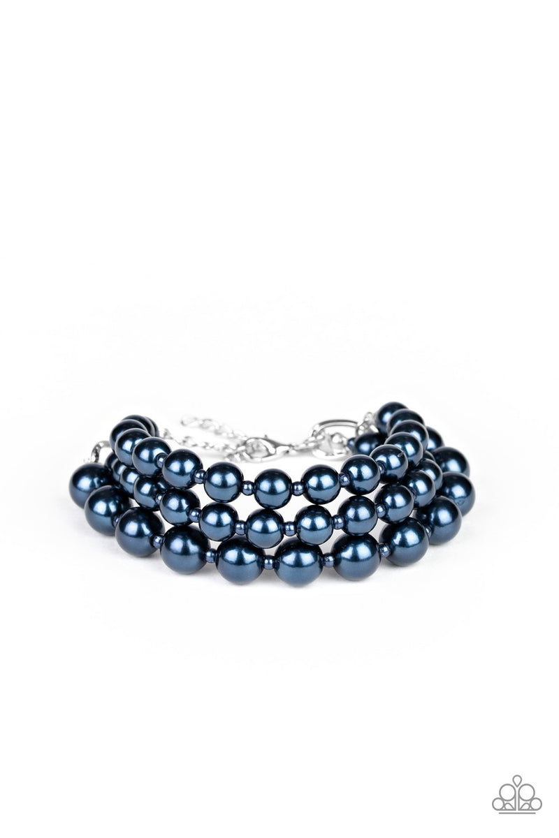 Paparazzi blue pearl bracelet Clearance