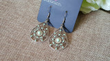 Paparazzi A Flair For Fabulous Green Silver Earrings - Glitzygals5dollarbling Paparazzi Boutique 