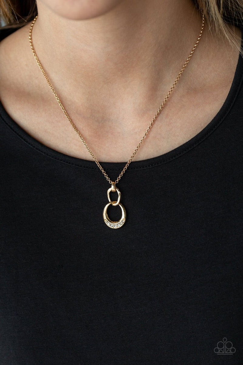 Rockefeller Royal gold Paparazzi necklace Glitzygals5dollarbling