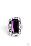 Radiant Rhinestones Purple ~ Paparazzi Ring - Glitzygals5dollarbling Paparazzi Boutique 