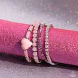 True Love’s Theme Pink ~ Paparazzi Bracelet
