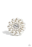 PEARL Talk White ~ Paparazzi Ring September 2023 Life of the Party - Glitzygals5dollarbling Paparazzi Boutique 