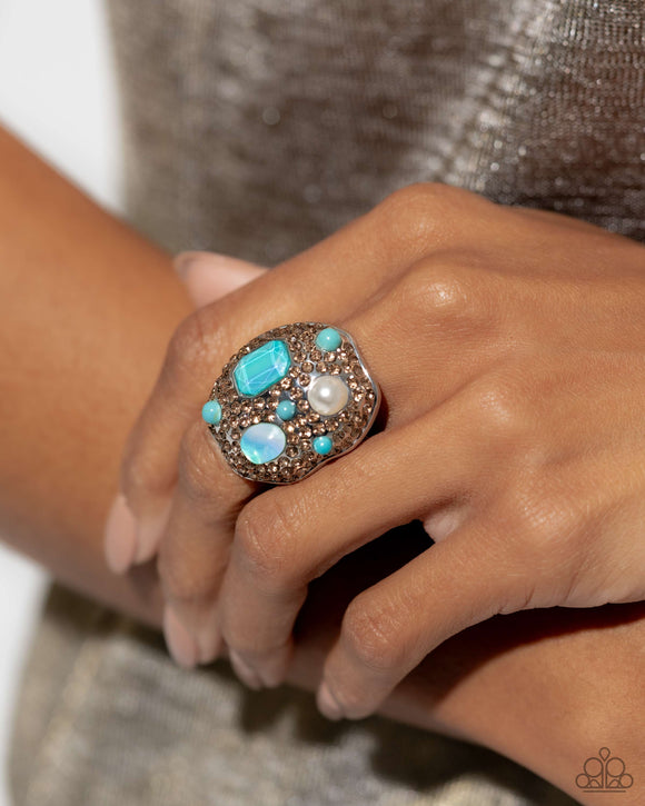 Active Artistry Blue ~ Paparazzi Ring