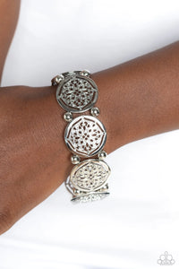 Filigree Fanfare Silver ~ Paparazzi Bracelet