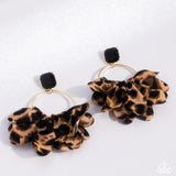 Charming Cheetah Gold ~ Paparazzi Earrings