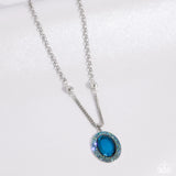 Manufactured Majesty Blue ~ Paparazzi Necklace