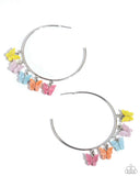 Bemusing Butterflies Multi ~ Paparazzi Earrings