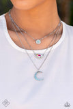 Lunar Lineup Blue ~ Paparazzi Necklace