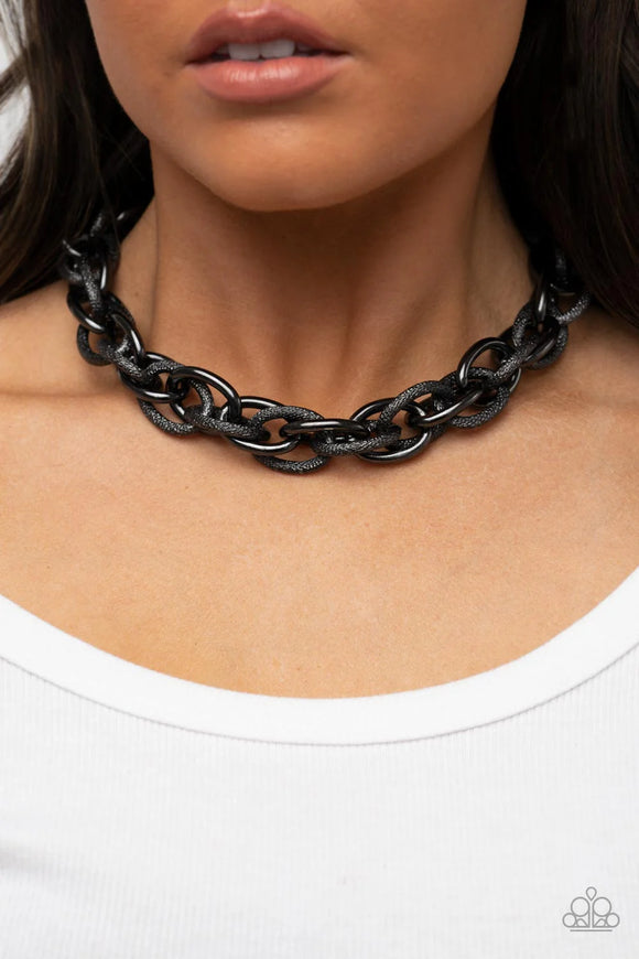 License to Chill ~ Black Choker Necklace