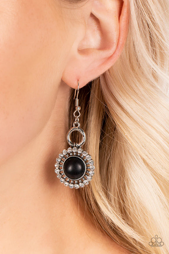 Mojave Mogul Black ~ Paparazzi Earrings