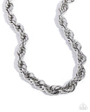 Complete Curves Silver ~ Paparazzi Necklace
