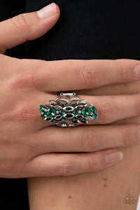 Smoky Smolder Green ~ Paparazzi Ring