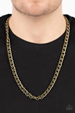 Pro League Brass ~ Paparazzi Necklace
