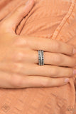 Tangible Texture Silver ~ Paparazzi Ring