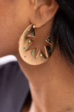 Starry Sensation Gold ~ Paparazzi Earrings
