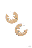 Starry Sensation Gold ~ Paparazzi Earrings