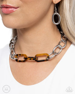 Uniquely Upmarket Brown ~ Paparazzi Choker Necklace