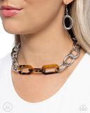 Uniquely Upmarket Brown ~ Paparazzi Choker Necklace