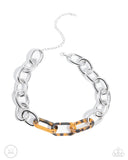 Uniquely Upmarket Brown ~ Paparazzi Choker Necklace