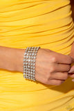 GLASSY Gallery - white - Paparazzi bracelet - Glitzygals5dollarbling Paparazzi Boutique 