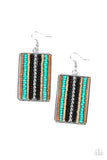 Beadwork Wonder Black ~ Paparazzi Earrings