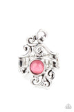 Glimmering Grapevines Pink ~ Paparazzi Ring