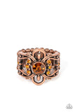 We Wear Crowns Here Copper ~ Paparazzi Ring