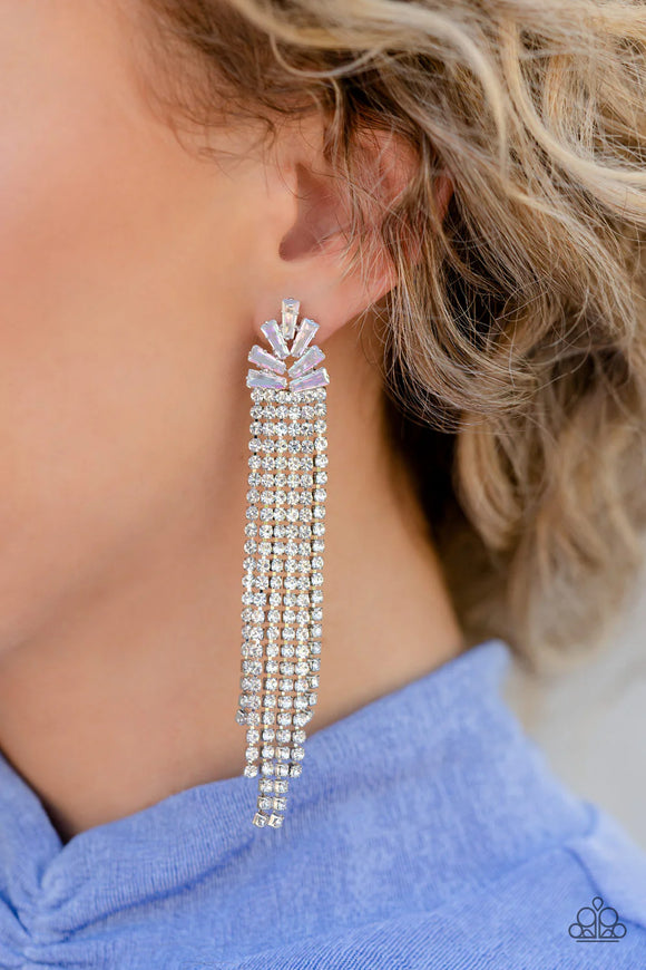 Overnight Sensation Multi ~ Paparazzi Post Earrings