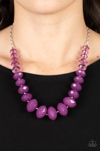 Happy-GLOW-Lucky Purple ~ Paparazzi Bracelet