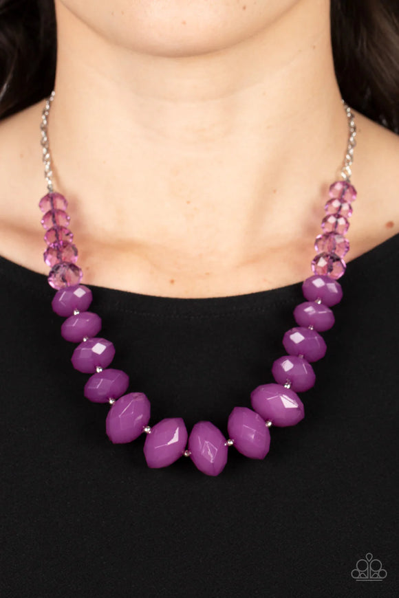 Happy-GLOW-Lucky Purple ~ Paparazzi Bracelet