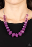 Happy-GLOW-Lucky Purple ~ Paparazzi Bracelet