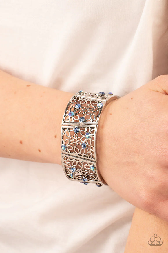 Spring Greeting Blue ~ Paparazzi Bracelet