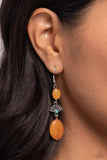 Creative Cascade Orange ~ Paparazzi Earrings