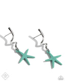 Written in the STARFISH ~ Blue Paparazzi Post Earrings