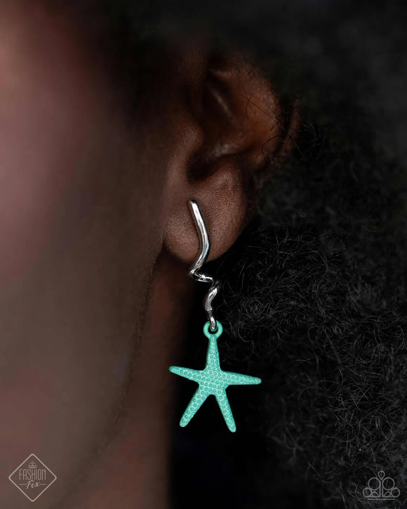 Written in the STARFISH ~ Blue Paparazzi Post Earrings