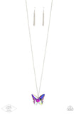 The Social Butterfly Effect Multi (Iridescent) ~ Paparazzi Necklace
