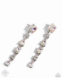 Fairytale Falls White ~ Paparazzi Earrings