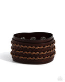 Western Twist Brown ~ Paparazzi Urban Bracelet