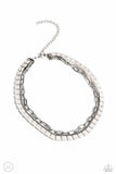 LAYER of the Year White ~ Paparazzi Necklace Choker