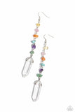 Quartz Qualification Multi ~ Paparazzi Earrings