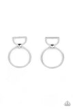 Contour Guide Silver ~ Paparazzi Post Earrings