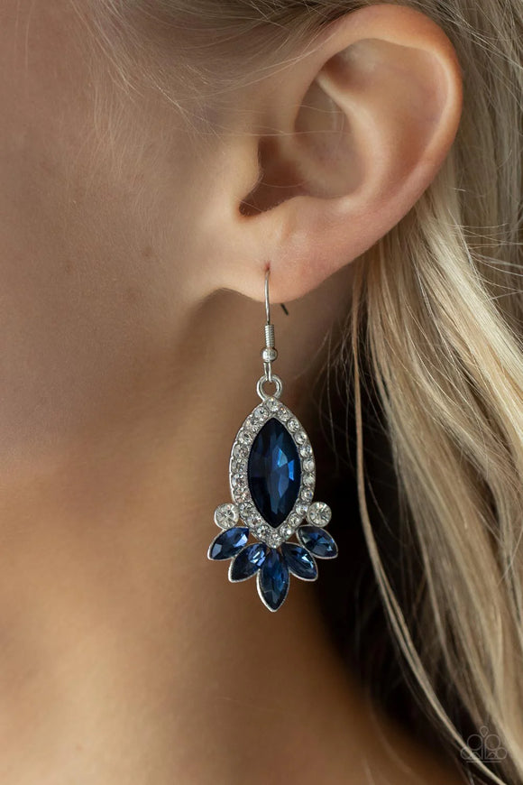Prismatic Parade Blue ~ Paparazzi Earrings