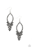 GLOWING Off the Deep End Silver ~ Paparazzi Earrings