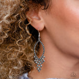 GLOWING Off the Deep End Silver ~ Paparazzi Earrings