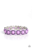 Pop Art Party Purple ~ Paparazzi Bracelet