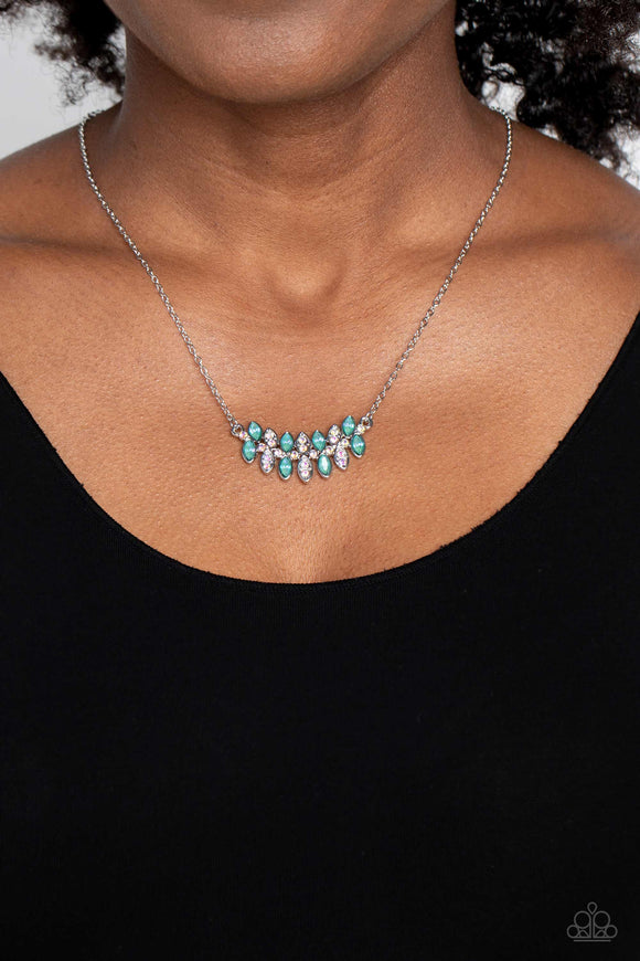 Lustrous Laurels Green ~ Paparazzi Necklace
