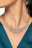 Shimmering Song Gold ~ Paparazzi Necklace