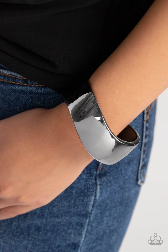 Urban Anchor Black ~ Paparazzi Bracelet