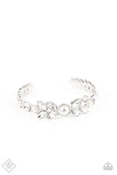 Regal Reminiscence White ~ Paparazzi Bracelet