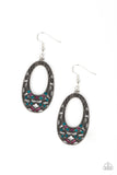 Colorfully Moon Child Multi ~ Paparazzi Earrings